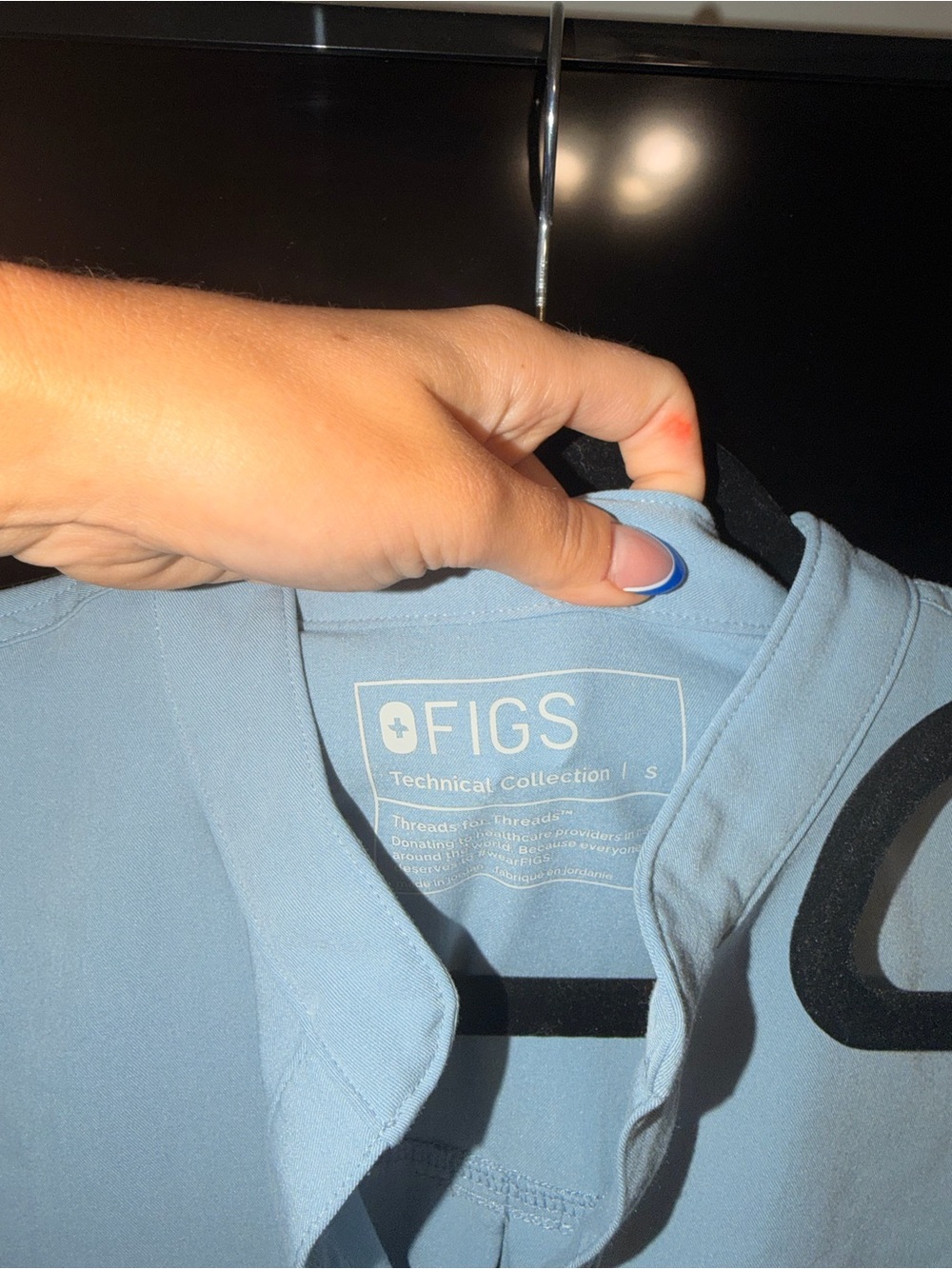 FIGS Rafaela Blue Scrub Set - Picture 2 of 5
